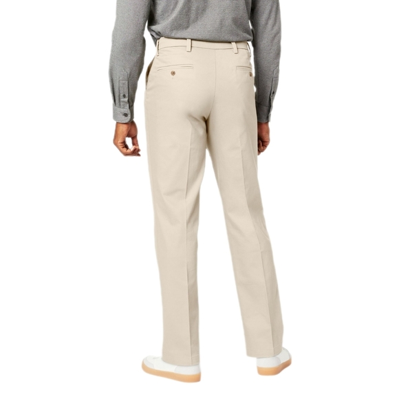 Men's Dockers Signature Khakis, Classic Fit, Flex comfort- Tan 32W X 30L - Picture 4 of 5